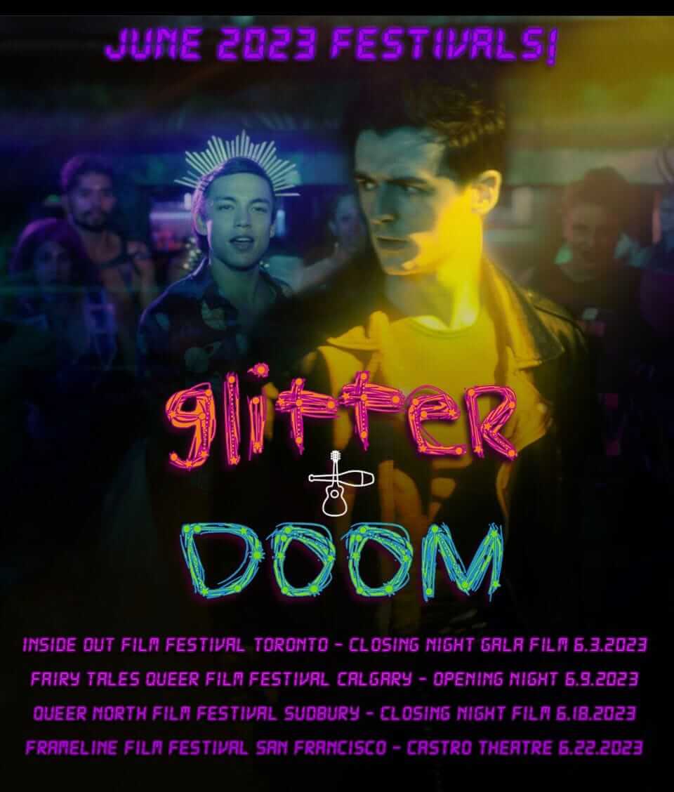Read more about the article “GLITTER & DOOM” screening and Q& A with Alex Diaz, Dir. Tom Gustafson, and screenwriter Cory James Krueckerberg at Frameline Film Festival