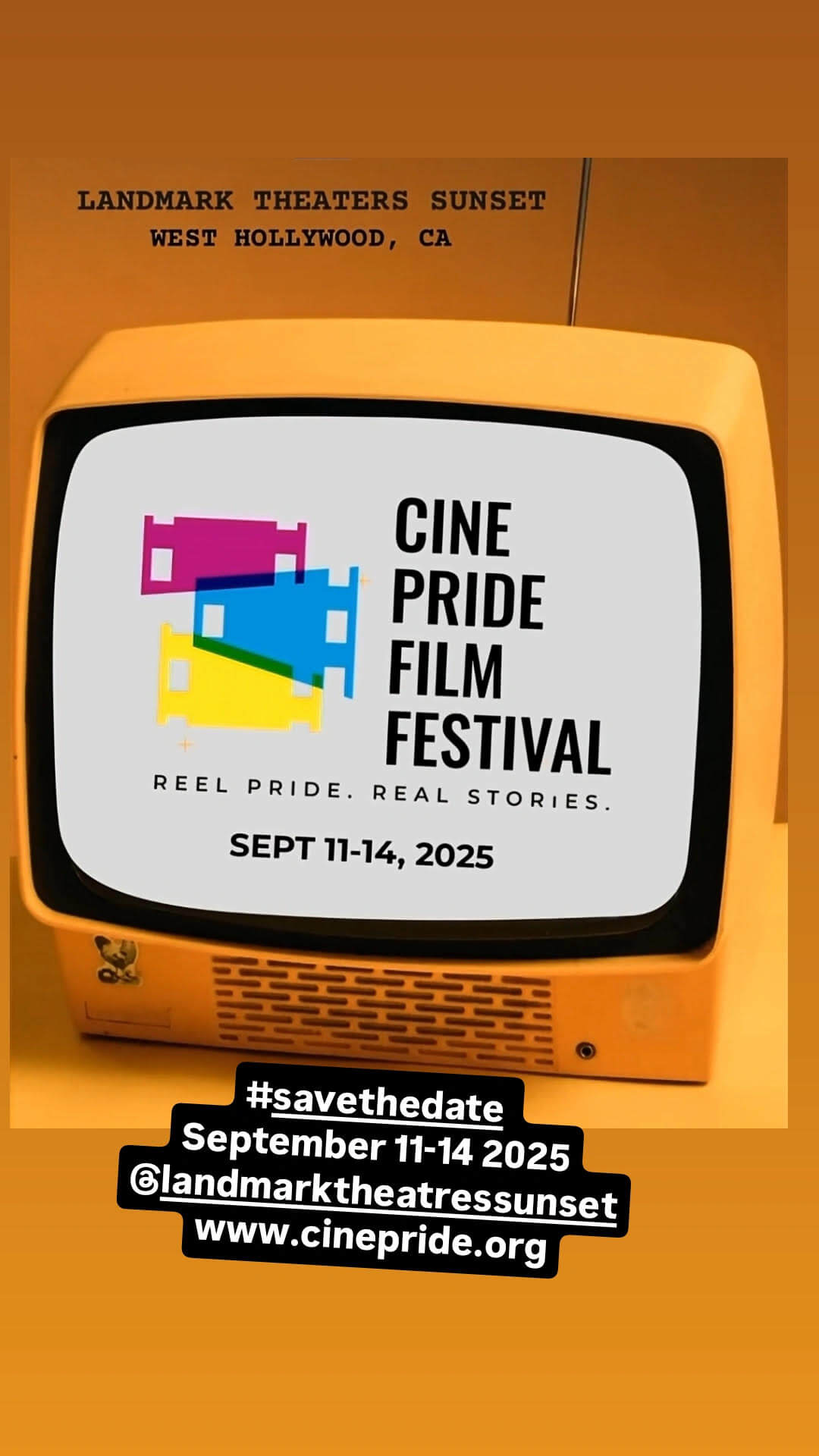 Read more about the article CINEPRIDE FILM FESTIVAL runs SEPTEMBER 11 – 14, 2025 at the Landmark Theatres Sunset